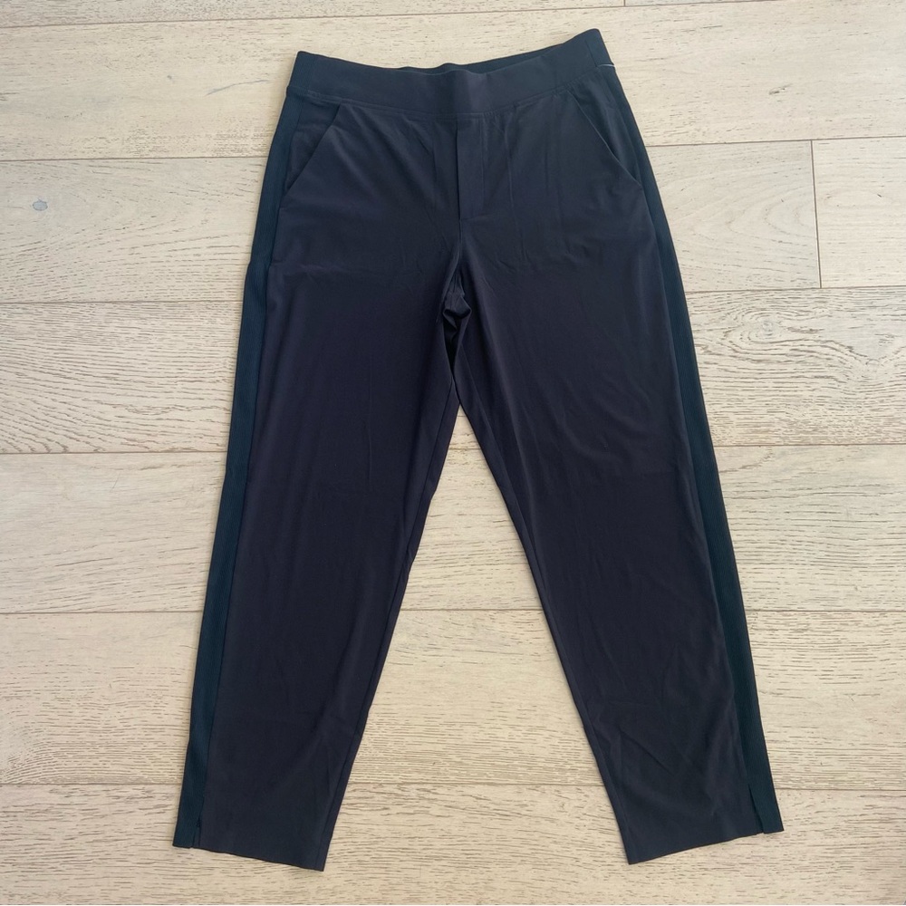ATHLETA Brooklyn Mid-rise Ankle Pant Size 10 Black Stretch Tailored Fit EUC - Picture 2 of 9